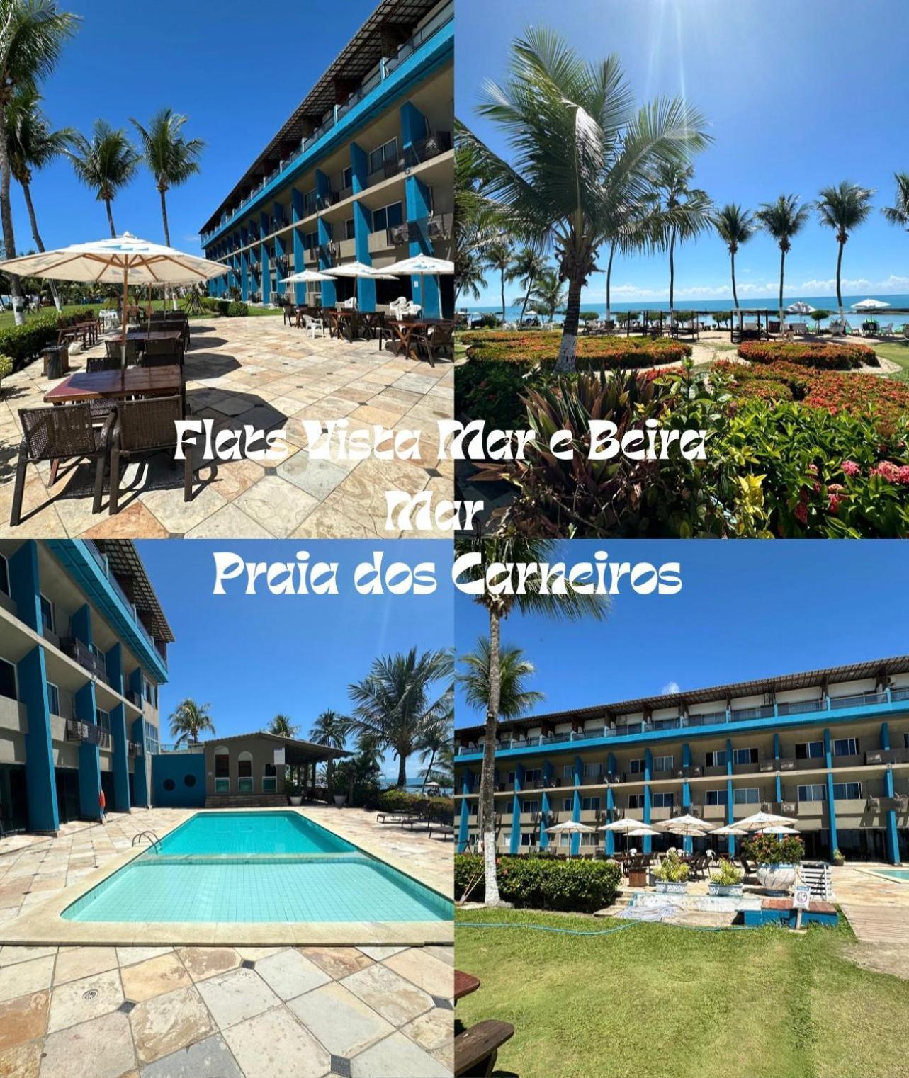 Flats Vista Mar E Frente Mar Na 프라이아 두스 카르네이로스 외부 사진
